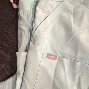 Figs Sky Blue Medical Scrub Set